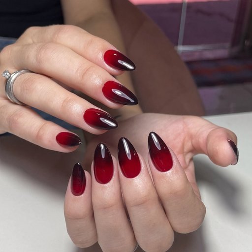 Laianny Nails: look degradê do ateliê